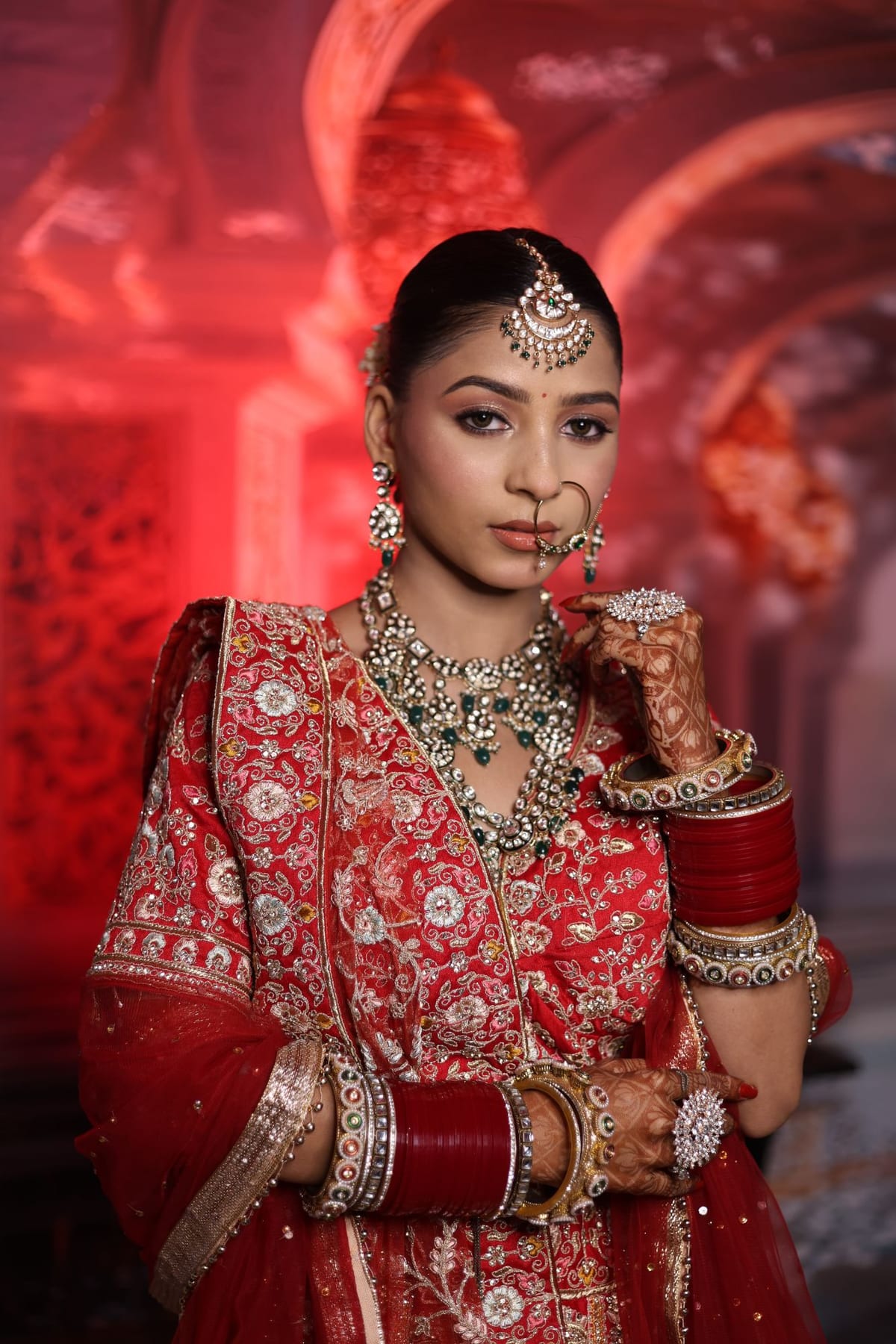 HD bridal portrait — Orane International Kamla Nagar